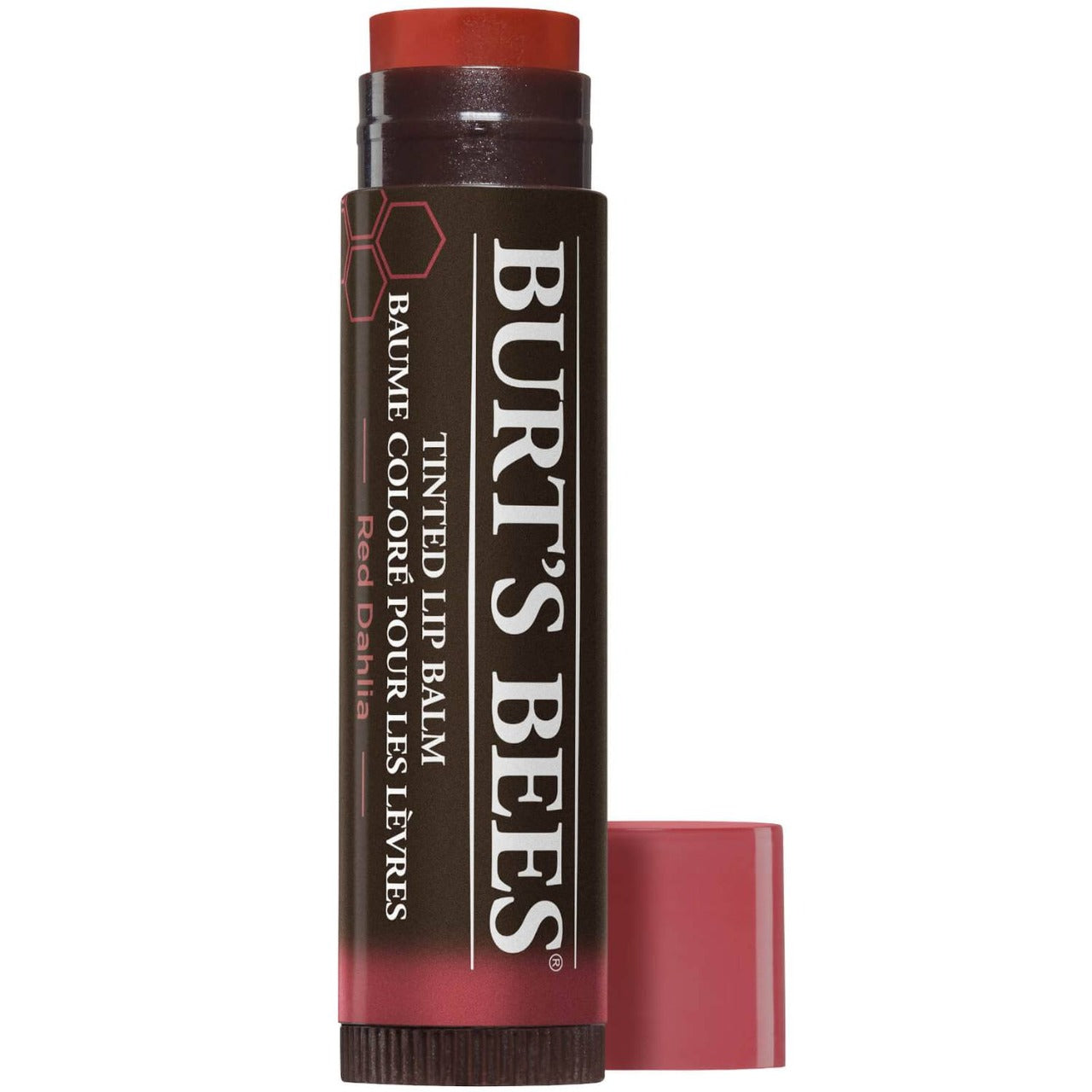 Baume à lèvres coloré 100% naturel 4.25g rouge dahlia - EVEIL ET MINERAUX