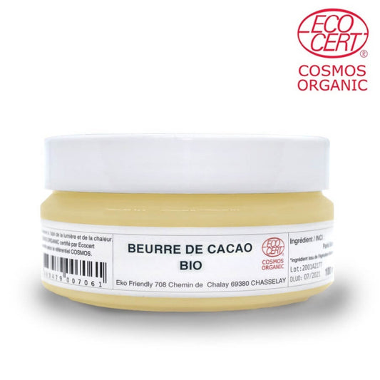 Beurre de Cacao BIO (AB) - Volume : 100 ml - EVEIL ET MINERAUX