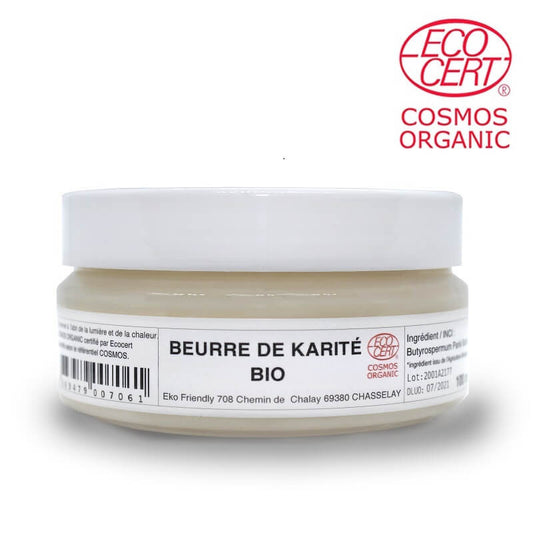 Beurre de Karité BIO - non raffiné - Volume : 50 ml - EVEIL ET MINERAUX