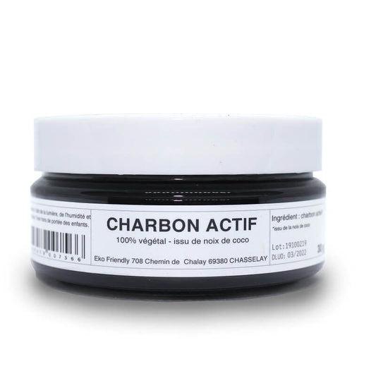 Charbon actif en poudre très fine - super activé - Volume : 30 g