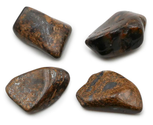 Pierres roulées  Bronzite ou Enstatite  A 30 à 40 mm