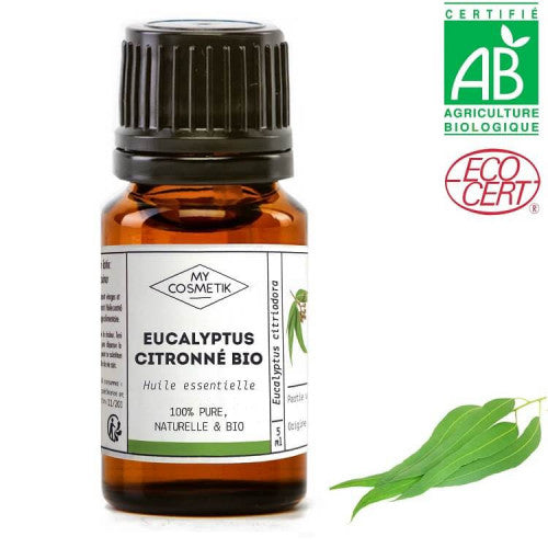 Huile essentielle d'eucalyptus citronné BIO (AB) - Volume : 5 ml