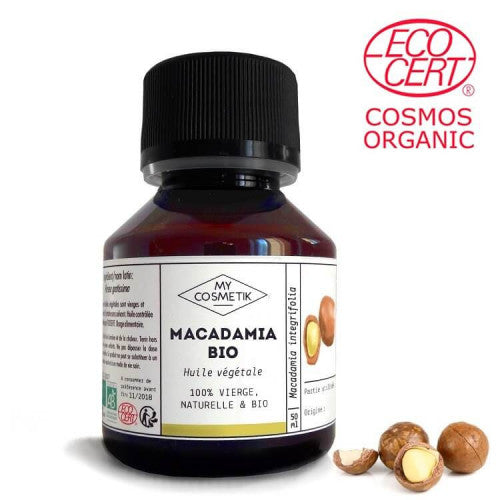 Huile de Macadamia BIO (AB) - Volume : 10 ml