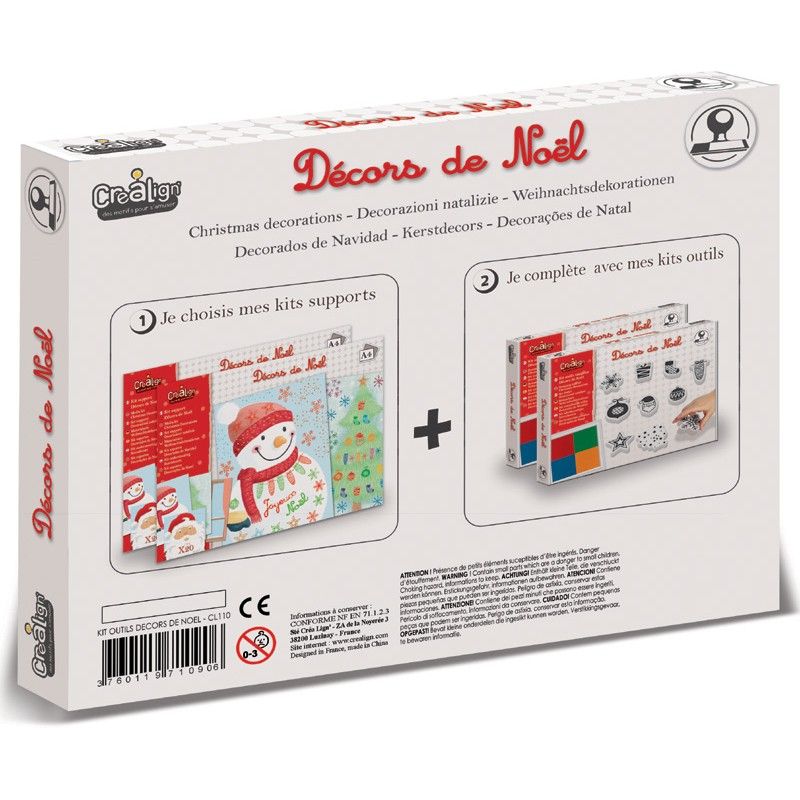 Kit outils tampons "Décors de Noël"