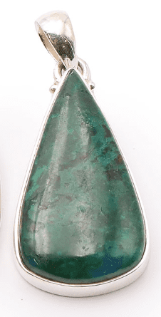 PENDENTIF ARGENT 925 CHRYSOCOLLE AA+