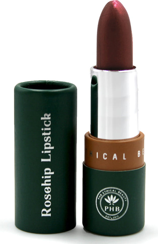 Organic Rosehip Satin Sheen Lipstick  PLUM