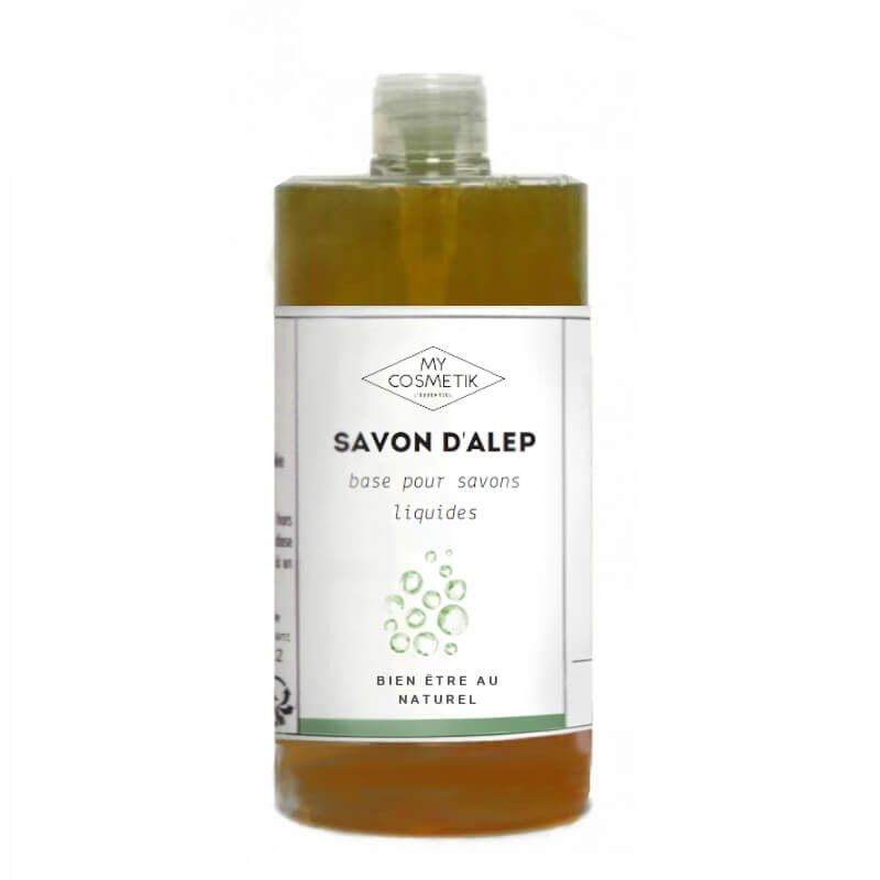 Savon d'Alep liquide - Volume : 500 ml + pompe